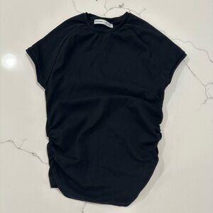 Bershka Cropped Cinched Tee